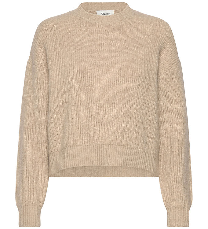 Rosemunde - Bluse - Strik - RbTinker - Oat Meal Melange