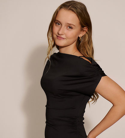Rosemunde Bluse - Draped - RkBridget - Sort