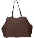 Rosemunde Skuldertaske - RbMunich - Large - Dark Chocolate Gold