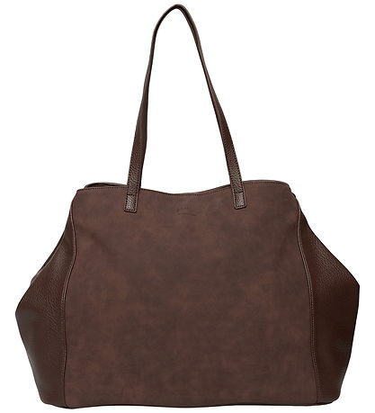 Rosemunde Skuldertaske - RbMunich - Large - Dark Chocolate Gold
