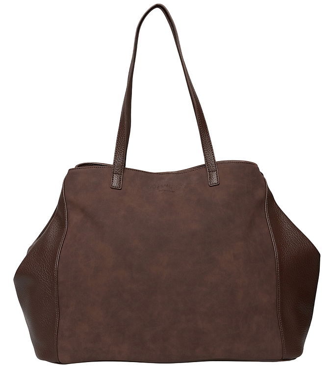 Rosemunde Skuldertaske - RbMunich - Large - Dark Chocolate Gold