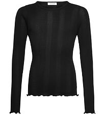 Rosemunde Bluse - Rib - RkBay - Sort
