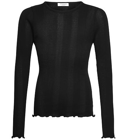 Rosemunde Bluse - Rib - RkBay - Sort