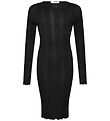 Rosemunde Kjole - Rib - Midi - RkBay - Sort