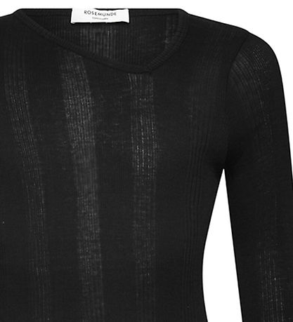 Rosemunde Kjole - Rib - Midi - RkBay - Sort