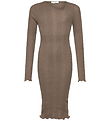 Rosemunde Kjole - Rib - Midi - RkBay - Walnut