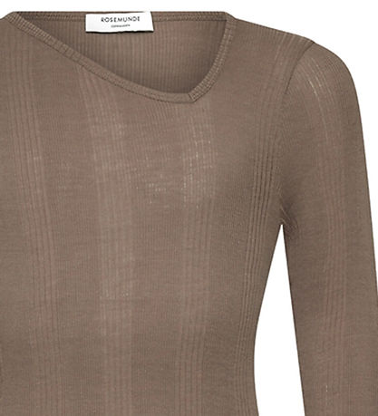 Rosemunde Kjole - Rib - Midi - RkBay - Walnut