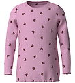 Name It Bluse - NkfVemma - Glitter - Full Blooming Pink/Heart