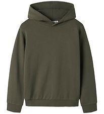 Name It Hættetrøje - NkmVian - Olive Night