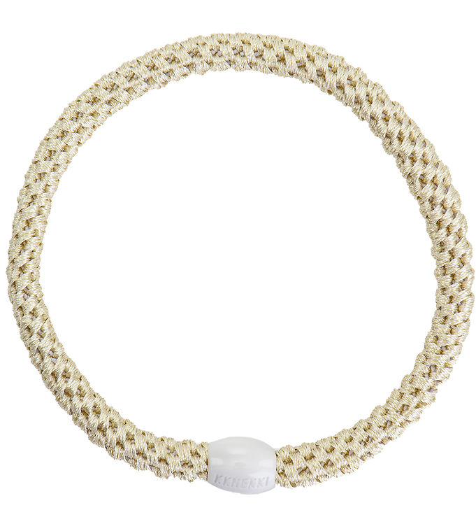 Kknekki Hårelastik - Slim - Ivory