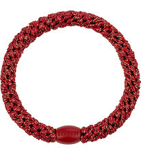 Kknekki Hair Tie - Holiday Red Glitter