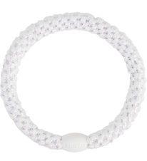 Kknekki Hair Tie - White Glitter