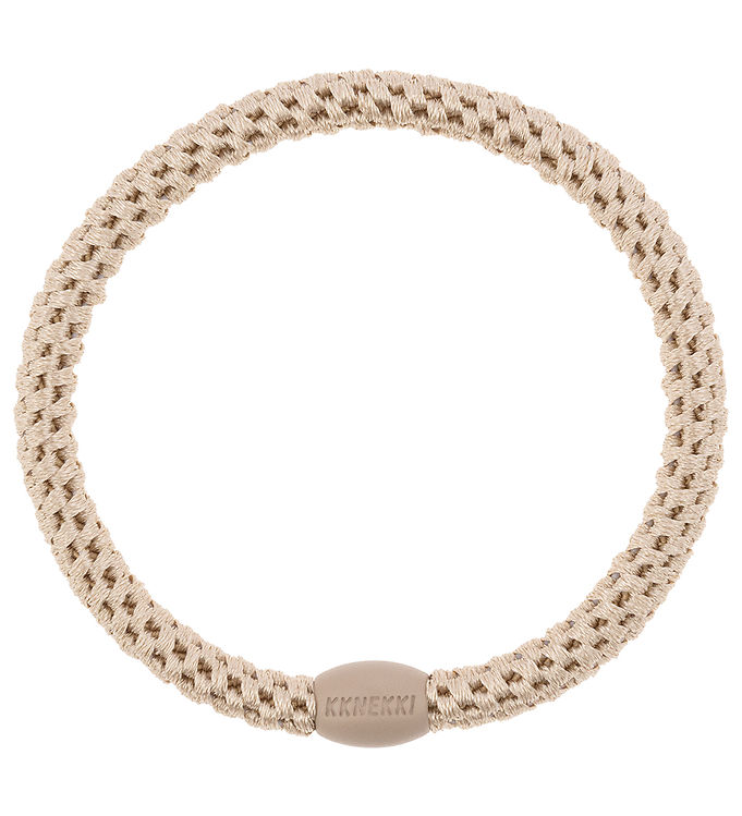 Kknekki Hårelastik - Slim - Light Beige