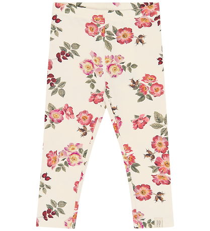Petit Piao Leggings - PpStar - Eggnog Rosehip Aop