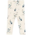 Petit Piao Leggings - PpStar - Eggnog Heron Aop