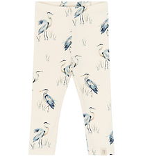 Petit Piao Leggings - PpStar - Eggnog Heron Aop
