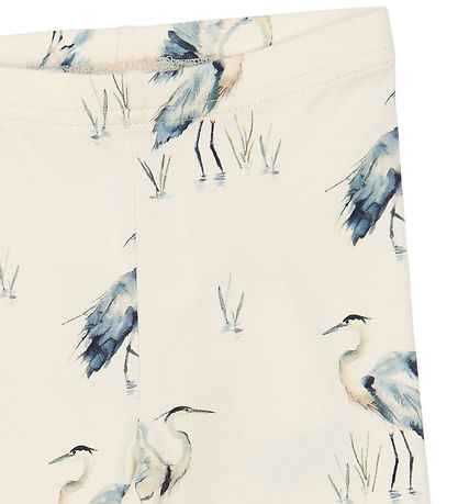 Petit Piao Leggings - PpStar - Eggnog Heron Aop