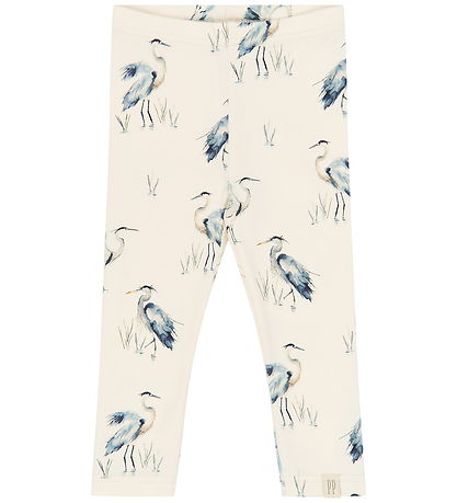 Petit Piao Leggings - PpStar - Eggnog Heron Aop