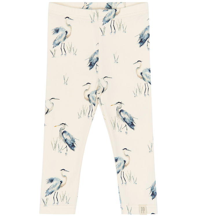 Petit Piao Leggings - PpStar - Eggnog Heron Aop