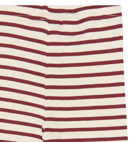 Petit Piao Leggings - Rib - PpSky - Syrah striped