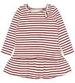 Petit Piao Kjole - Rib - PpSky - Syrah Striped