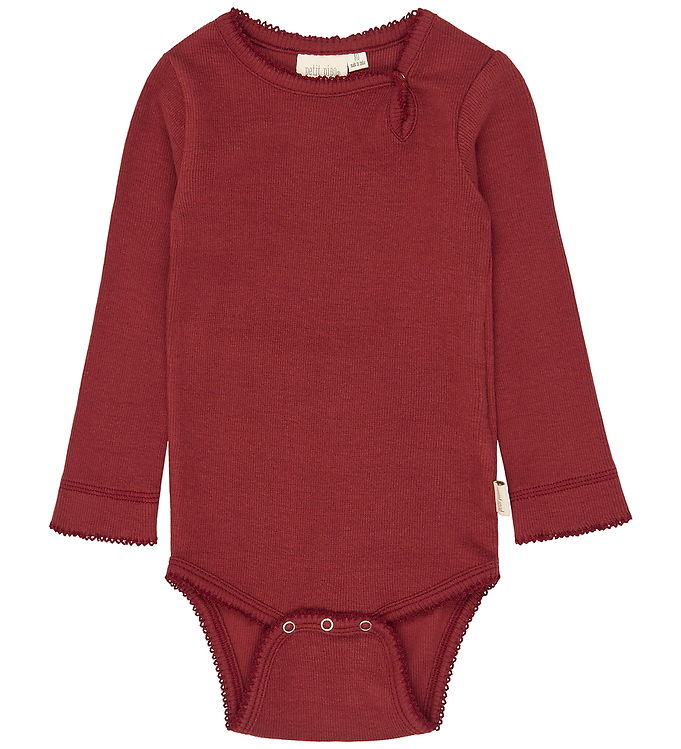 Petit Piao Body l/æ - Rib - Bomuld/Modal - PpSea - Syrah