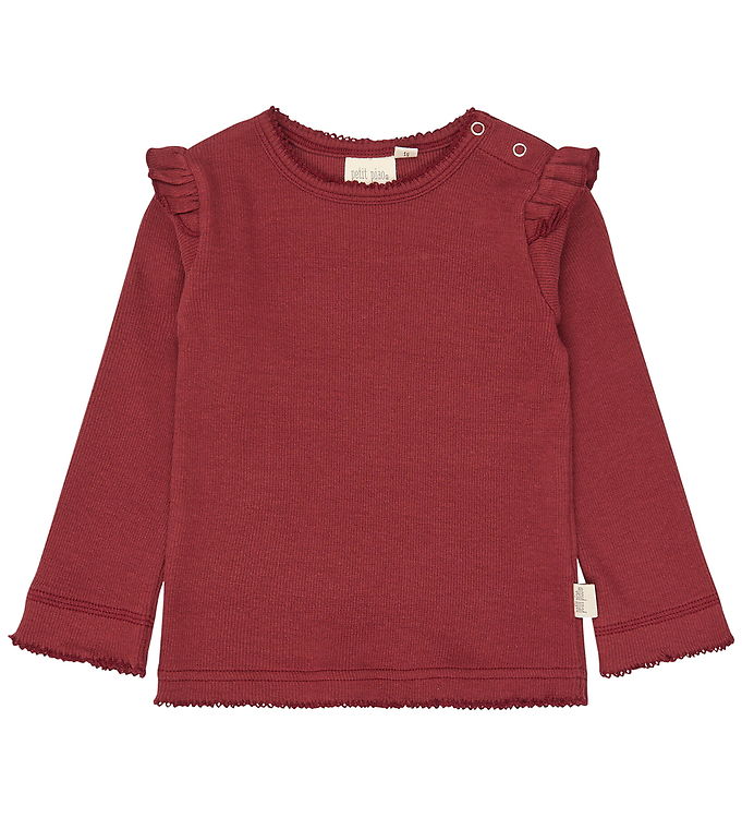 Petit Piao Bluse - Rib - PpSea - Syrah