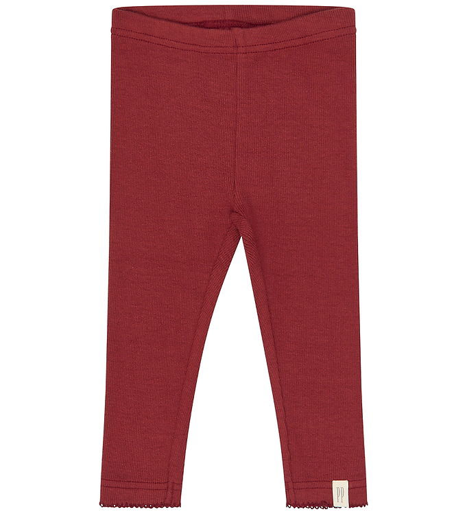 Petit Piao Leggings - Rib - Bomuld/Modal - PpSea - Syrah