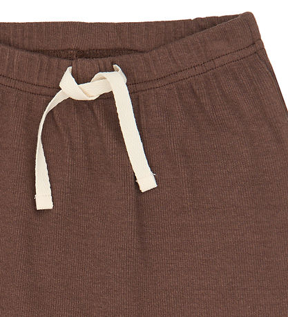 Petit Piao Bukser - Rib - PpStone - Chestnut