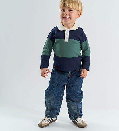 The New Siblings Polo - TnstYarok - Navy Blazer Striped