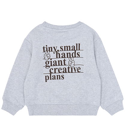 The New Siblings Sweatshirt - TnstYaso - Light Grey Melange