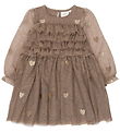 The New Kjole - Mesh - TnstYna - Taupe Gray EMB TN