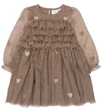 The New Kjole - Mesh - TnstYna - Taupe Gray EMB TN