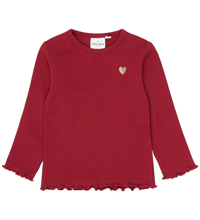 The New Siblings Bluse - Rib - TnstYania - Rio Red TN