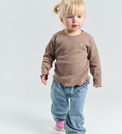 The New Bluse - Rib - TnstYania - Taupe Gray TN