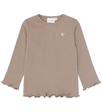 The New Bluse - Rib - TnstYania - Taupe Gray TN