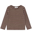 The New Bluse - Rib - TnstFro - Chestnut Striped