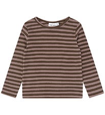 The New Bluse - Rib - TnstFro - Chestnut Striped