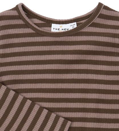The New Bluse - Rib - TnstFro - Chestnut Striped