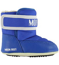 Moon Boot Vinterstøvler - Crib Strap Nylon - ELECTRIC BLUE