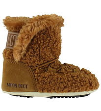 Moon Boot Vinterstøvler - Crib Teddy - Cognac