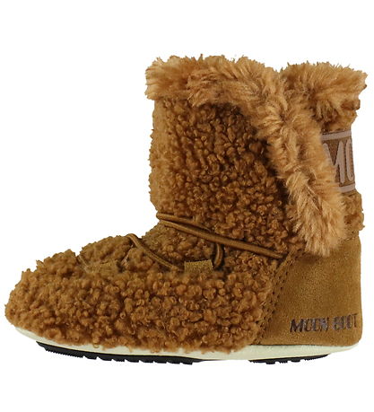 Moon Boot Vinterstøvler - Crib Teddy - Cognac