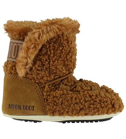 Moon Boot Vinterstøvler - Crib Teddy - Cognac