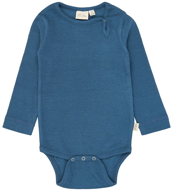 Petit Piao Body l/æ - Rib - Bomuld/Modal - PpStone - Key Largo