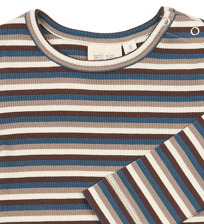 Petit Piao Bluse - Rib - PpSong - Key Largo Multistriped