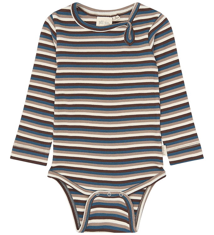 Petit Piao Body l/æ - Rib - Bomuld/Modal - PpSong - Key Largo Mu