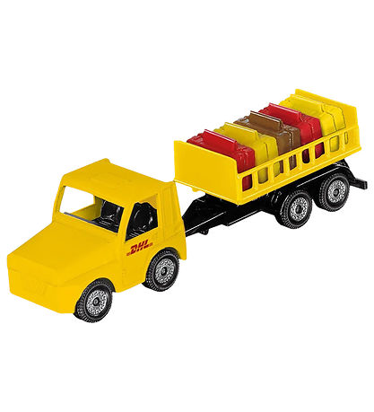 Siku Flyvemaskine m. Tilbehør - 39 cm - DHL Cargo Aircraft - 170