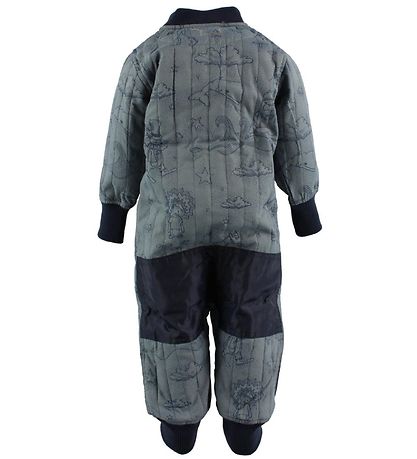 En Fant Termodragt - Blå m. Print En Fant Termodragt - Blå m. Print