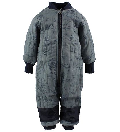 En Fant Termodragt - Blå m. Print En Fant Termodragt - Blå m. Print