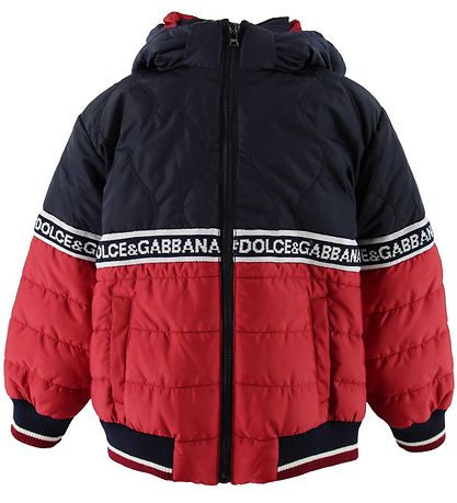 Dolce & Gabbana Dunjakke - Navy/Rød
